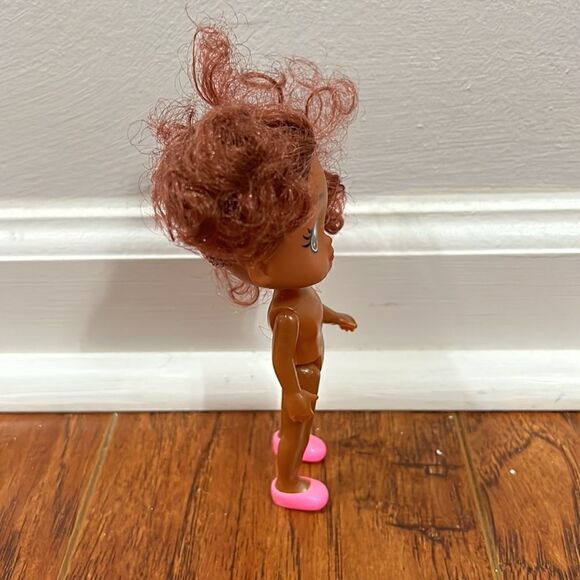 Greenbrier International Fashion 6” Doll with Pink Shoes Brown Hair Brown Eyes - Picture 5 of 9